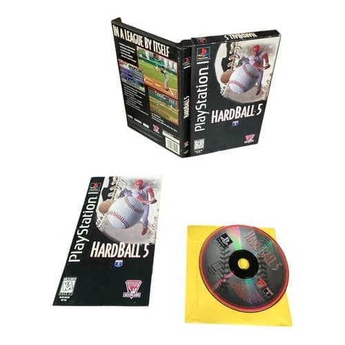 Sony PlayStation 1 PS1 CIB Complete TESTED Hardball 5 CF