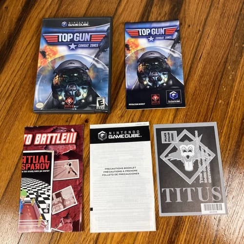 Top Gun Combat Zones (Nintendo GameCube 2001) Fully Complete CIB Tested