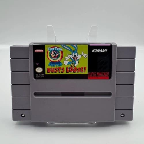 Tiny Toon Adventures Buster Busts Loose SNES Refurbished 1 Year Warranty