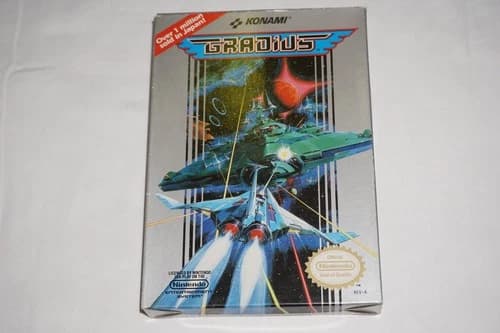 Gradius OVAL (Nintendo NES) Complete in Box CIB