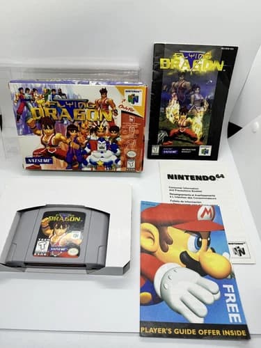 Flying Dragon (Nintendo 64, 1998 Box Manual Complete CIB N64 Rare!!!