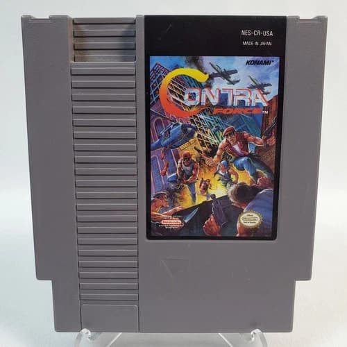 Contra Force (Nintendo NES, 1992 Konami) Authentic W/ Cover