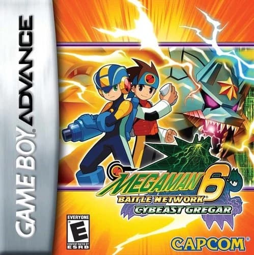 Mega Man Battle Network 6: Cybeast Gregar - Game Boy Advance GBA Game