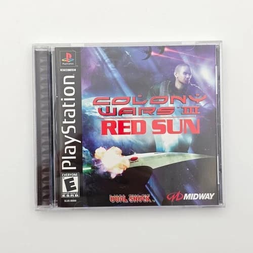 Midway Colony Wars III Red Sun PS1 PlayStation Complete In Jewel Case Very Good