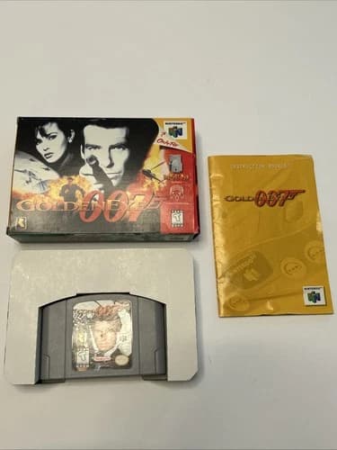 Goldeneye 007 Nintendo 64 N64 Complete in Box CIB Authentic Tested