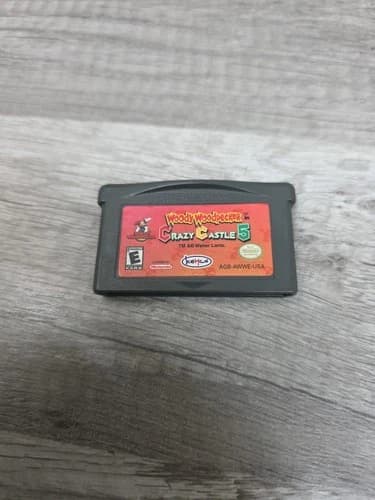 Woody Woodpecker Crazy Castle 5 Nintendo Game Boy Advance GBA 2003 Tested