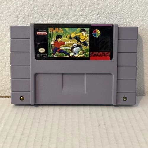 Ranma 1/2 Hard Battle SNES Super Nintendo Authentic, Working, Cartridge Only