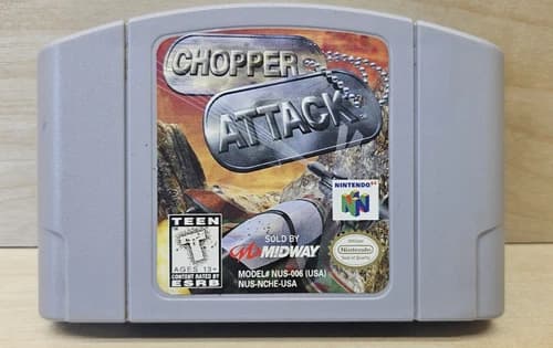 Chopper Attack (Nintendo 64, N64) Tested & Working