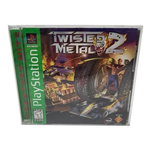 Twisted Metal 2 - Greatest Hits (Sony PlayStation 1 - PS1) (1996) - Complete CIB