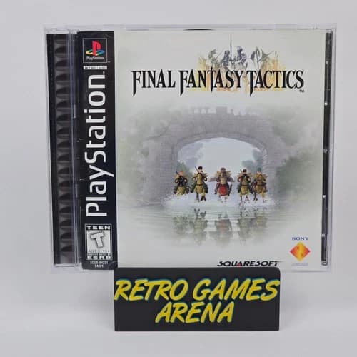 Final Fantasy Tactics (PlayStation 1 PS1) Black Label CIB COMPLETE