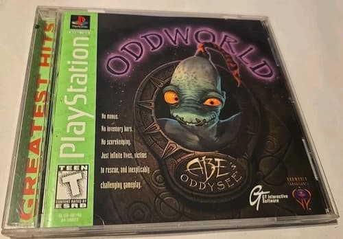 PS1 Oddworld: Abe's Oddysee Sony PlayStation 1- 1997 Complete