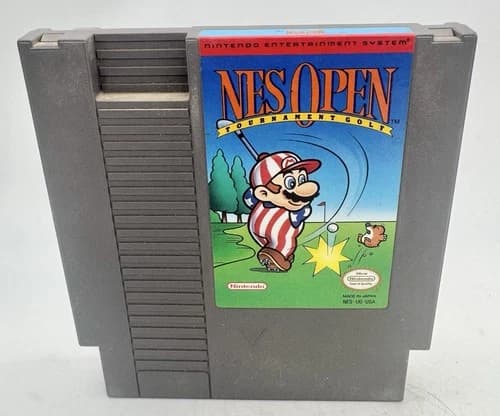 NES Open Tournament Golf (Nintendo 1991) Tested And Working VGC Cart