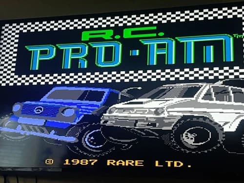 R.C. Pro-Am (Nintendo Entertainment System, 1988) -- RC PRO AM for NES