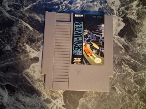 Super Spy Hunter Nintendo NES Authentic Tested Contacts Cleaned
