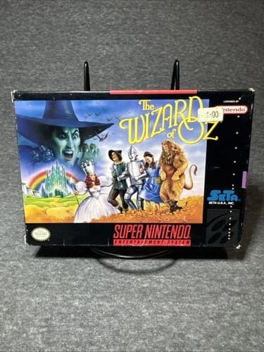 The Wizard of Oz Super Nintendo Entertainment System SNES CIB 25