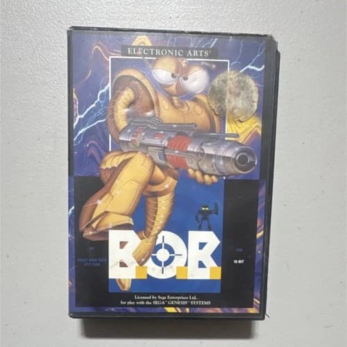 Electronic Arts B.O.B. Sega Genesis 1993 NTSC-U/C Action Shooter Complete CIB