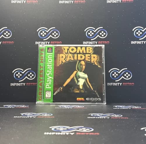 Tomb Raider Sony PlayStation 1 PS1 CIB Complete Refurbished Tested Free Shipping