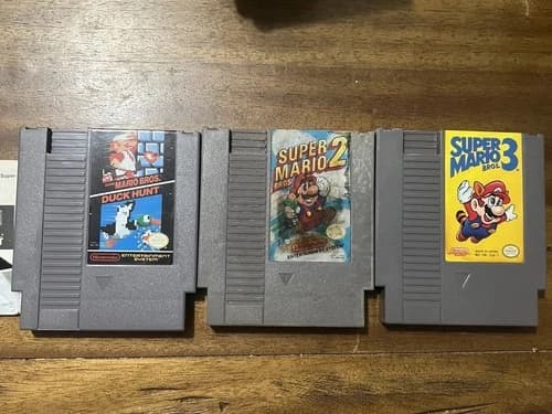 Super Mario Bros 1 2 3 Trilogy NIntendo NES TESTED