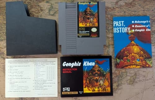 Genghis Khan NES CIB