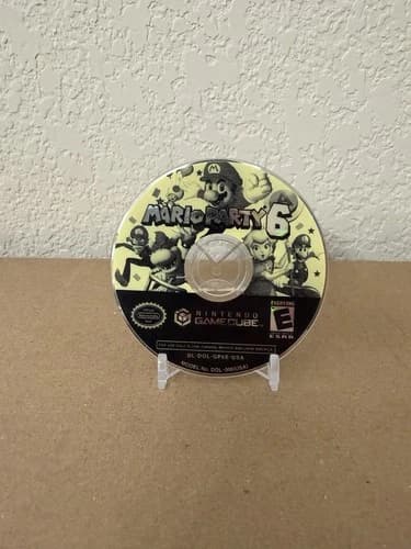 Mario Party 6 (Nintendo GameCube, 2004) DISC ONLY. Tested & Working! Fast Ship
