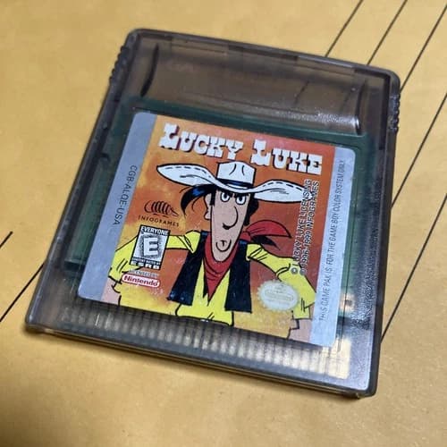 Gameboy Color Lucky Luke Tested Working