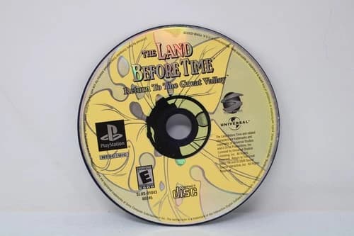 The Land Before Time: Return to the Great Valley Sony Playstation 1 DISC ONLY