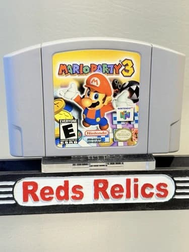 Mario Party 3 N64 (Nintendo 64, 2001) Authentic - Cleaned - Tested