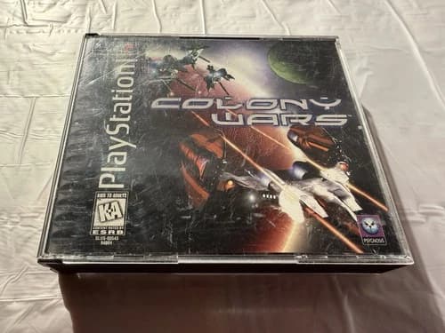 Colony Wars Sony Playstation Original Complete Great Condition 2 Discs Works