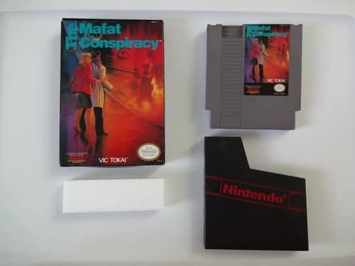 The Mafat Conspiracy Complete in Box Nintendo NES CIB