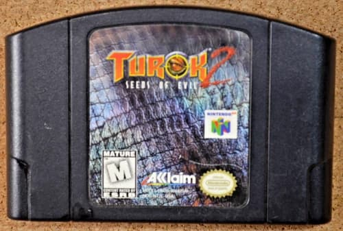 N64 Turok 2 Seeds of Evil Cartridge