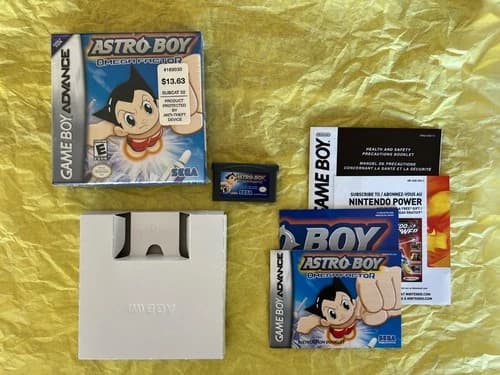 Astro Boy: Omega Factor Game Boy Advance (GBA) Treasure NA Complete CIB Works