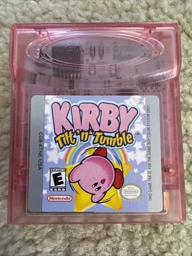 Kirby Tilt and Tumble (Game Boy Color, 2001) Cartridge Only - Tested!