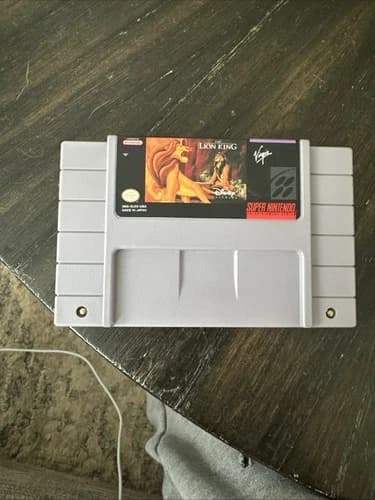 Super Nintendo SNES Game Only The Lion King A