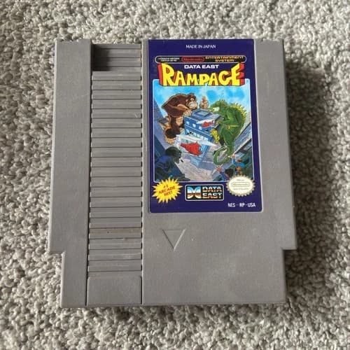 Rampage (Nintendo Entertainment System, 1988) Cartridge Only Tested & Working