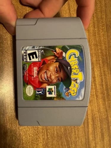 CyberTiger (Nintendo 64) Cyber Tiger Woods N64 authentic golf sport video game