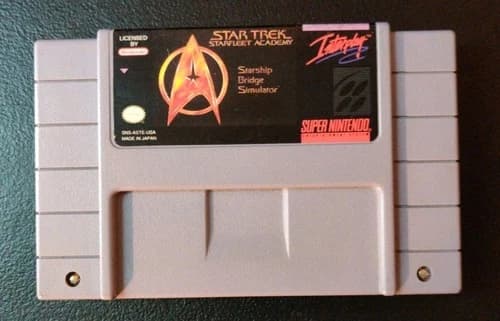 Star Trek Starfleet Academy Starship Bridge Simulator Super Nintendo SNES