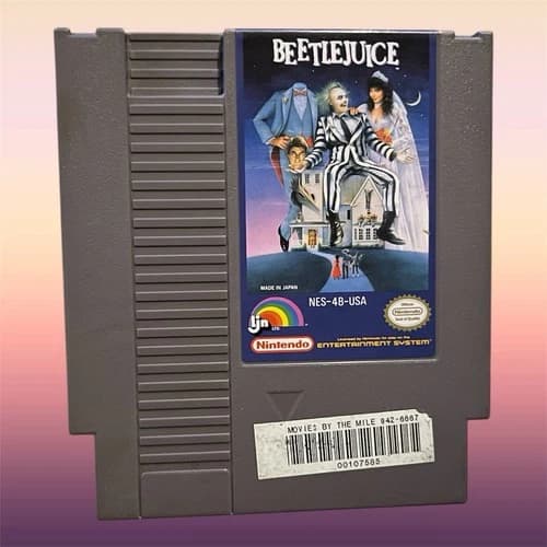 Beetlejuice (Nintendo Entertainment System, NES, 1991) Authentic & Tested Cart