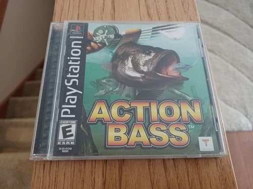 Action Bass PS1 1999 Playstation 1 CIB Complete 1 Day Shipping