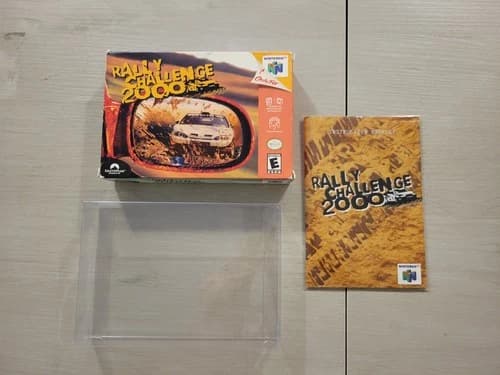 Rally Challenge 2000 N64 - Box And Manual - Protector Included