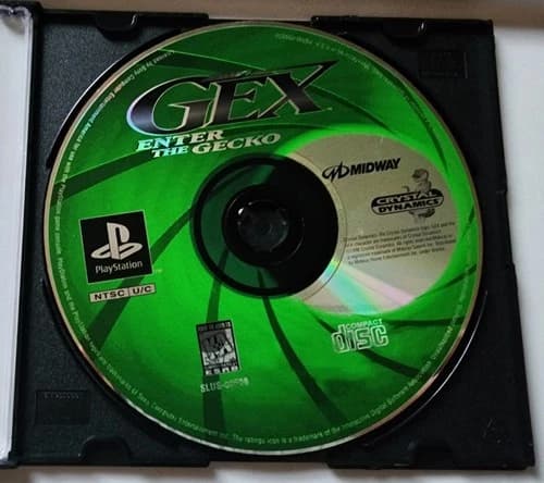 Gex: Enter the Gecko PS1 (Sony PlayStation 1, 1998) Disc Only TESTED
