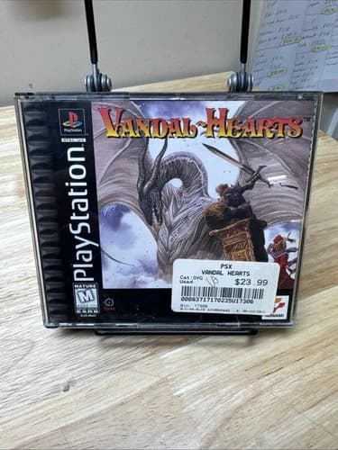 Vandal Hearts (PlayStation 1, 1997) Complete with Manual