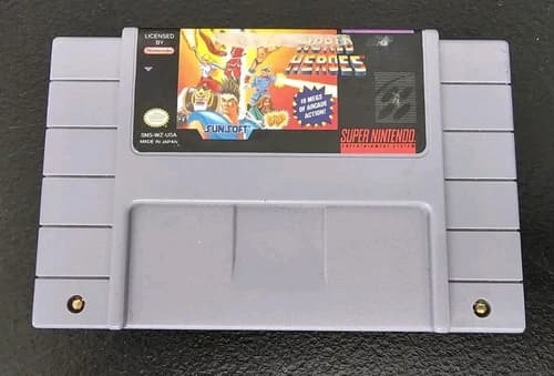 World Heroes (Super Nintendo Entertainment System, 1993) SNES Cart Only