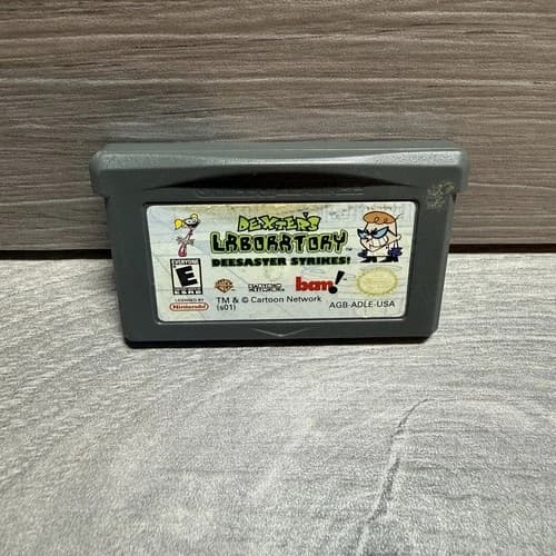 Dexter's Laboratory: Deesaster Strikes (Nintendo Game Boy Advance) Cartridge