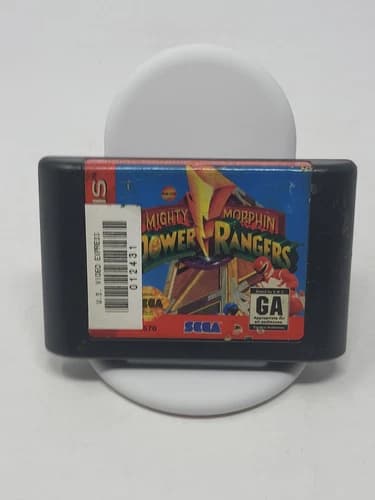 Mighty Morphin Power Rangers Sega Genesis Tested Works Authentic
