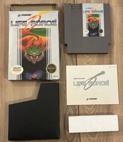 Life Force (Nintendo Entertainment System, 1988) CIB Complete Tested Works