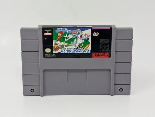 Bugs Bunny Rabbit Rampage (Super Nintendo Entertainment System SNES) - Cart Only