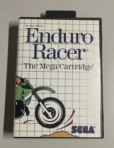 Enduro Racer Sega Master System SMS 1987 Complete CIB Tested
