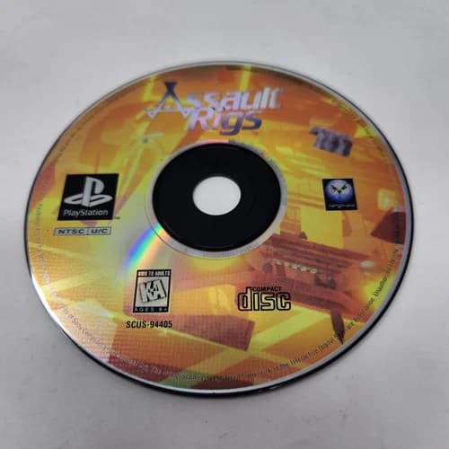 Assault Rigs PS1 PlayStation 1 Disc Only Tested Working NTSC-U/C
