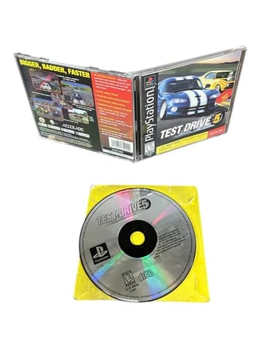 Sony PlayStation 1 PS1 CIB COMPLETE TESTED Test Drive 5 BL