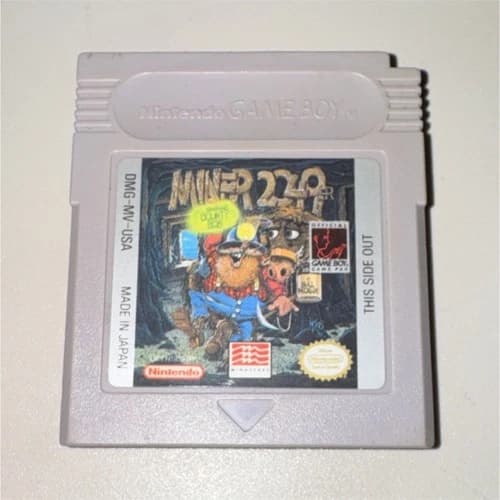 Nintendo Miner 2049er Nintendo Game Boy Video Game Cartridge(Tested,Working)